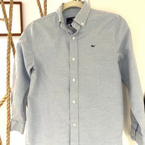 Vineyard Vines Blue Oxford Button LS Shirt Small (10)